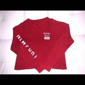 red newport beach brandy melville long sleeve